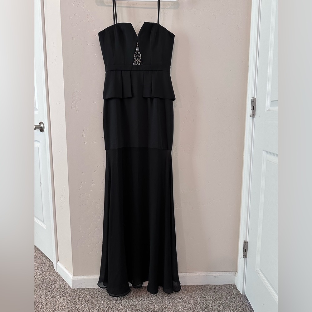 Elegant Black Evening Gown